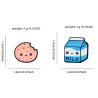 Pendientes de Galleta y Leche Kawaii | Joyería Divertida – NipponGT