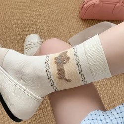 Calcetines de Gatitos Aesthetic | Estilo Coreano y Suave Algodón