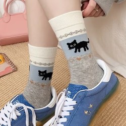 Calcetines de Gatitos Aesthetic | Estilo Coreano y Suave Algodón