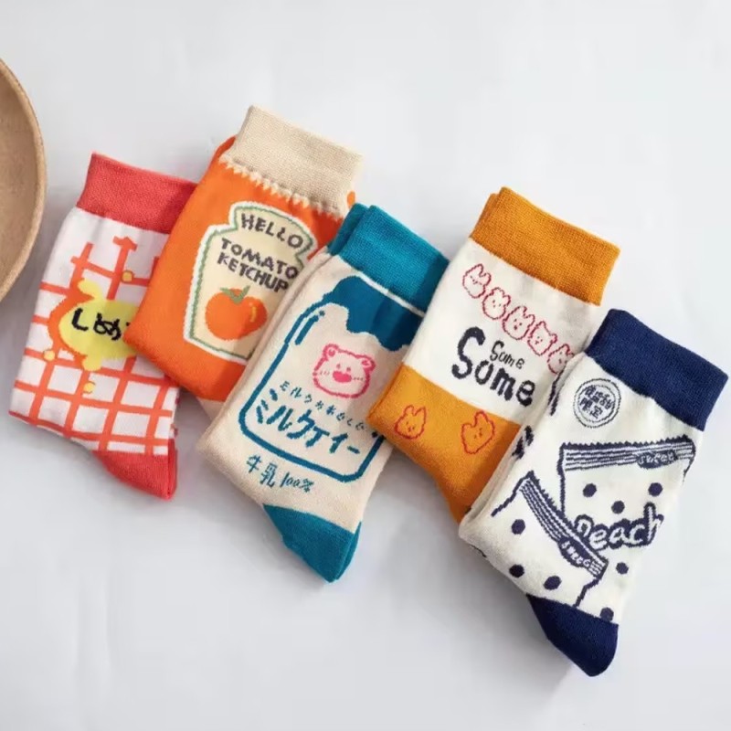 Calcetines Japoneses "Combini" | Moda Kawaii Exclusiva – NipponGT