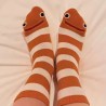 Calcetines de Personaje Kawaii Naranja | Moda Japonesa Fun – NipponGT