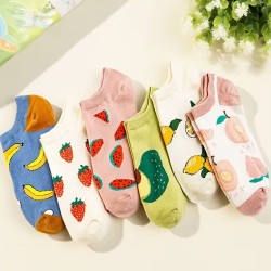 Calcetines Invisibles de Frutas | Moda Japonesa Pastel – NipponGT