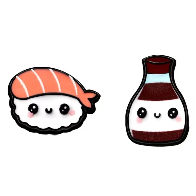 Pendientes de Sushi y Soja Kawaii | Joyería Japonesa – NipponGT