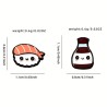 Pendientes de Sushi y Soja Kawaii | Joyería Japonesa – NipponGT