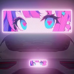 Sticker Anime Reflectante para Auto | Neon Eyes Itasha – NipponGT