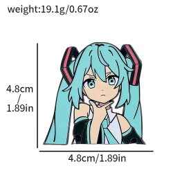 Pin de Hatsune Miku Coleccionable | Enamel Kawaii Vocaloid – NipponGT