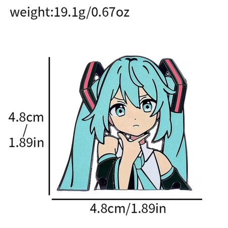 Pin de Hatsune Miku Coleccionable | Enamel Kawaii Vocaloid – NipponGT