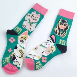 Calcetines Maneki-Neko Gato de la Suerte | Moda Japonesa – NipponGT