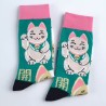 Calcetines Maneki-Neko Gato de la Suerte | Moda Japonesa – NipponGT